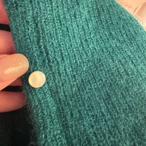 Sezane Forest Green Cardigan - Picture 6 of 6